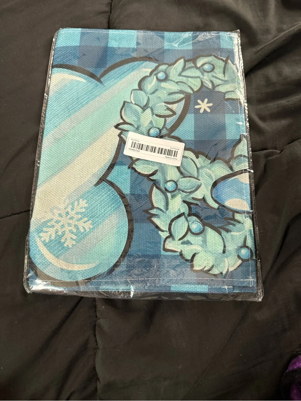 Winter Mickey Ears Table Runner